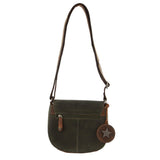Billy The Kid Ladies Olive Leather Crossbody Womens Western Bag V563-BTK-23
