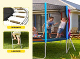 Everfit 16FT Kids Trampoline Rebounder with Enclosure Net Storage Bag TRAMPO-C-16FT-MC-ABC