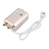3800W Mini Electric Tankless Instant Hot Water Heater Bathroom Kitchen Washing Golden V1294-YM0901-JY15620-03
