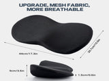 Car Seat Cushion, Memory Foam Wedge Cushion, Lower Back Support Booster Pad for Driver Seat, Office V1189-LC-QP-00653