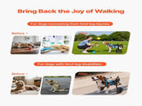 Dog Wheelchair for Back Legs, Adjustable 2 Wheels Pet Wheelchair, Lightweight Dog Cart with V952-CWLYLLSXHSLLCWMCK001V0
