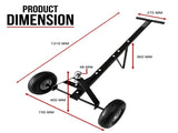 600lbs Trailer Dolly with 48mm Ball Solid Tires Portable Tow Dolly Wheel Tow V379-600LBDOLLY