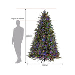 Bergen Fir 7.5ft Multicolour Pre-Lit Christmas Tree 112_HZBF75