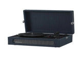 Crosley Voyager Bluetooth Portable Turntable Bundled Crosley Record Storage Display Stand - Navy V398-CR8017BSS-NY4