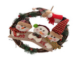 Christmas Wreath Fadeless Durable Joyful Vibes Rich Bright Colors Grapevine Wreath for Door Window V1294-YM0512-3115220135111