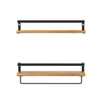 Artiss Floating Wall Shelf Set of 2 FUR-S-WALL-01-WDX2