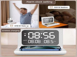 3-in-1 wireless charger, time and temperature display, bedroom desk alarm clock, iPhone 16 15 14 13 V1105-YAWXCD-01
