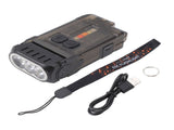 Small Powerful EDC Flashlight Bright 1200LM USB C Rechargeable IP67 Waterproof 10 Modes Magnet Tail V1294-YM0901-3119240040611