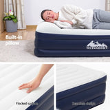 Weisshorn Air Mattress Double Inflatable Bed 46cm Air bed AMAT-PLO01-46-D-WHBL