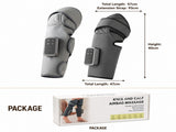 Light Grey Airbag Leg Massager with 3 Intensities and 3 Graphene Heat Modes - Rechargeable Calf and V888-ELOSUNG55106-1