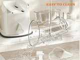5-in-1 Hand Crank Rotary Vegetable Slicer & Grater with 10 Blades, Hidden Storage Box for Kitchen V1107-CS-SYQPJRJL