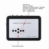 Cassette Tape to MP3 Converter and USB Cassette Player, Capture Recorder, No PC Needed V1366-AZ2-W-14601