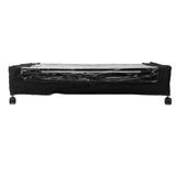 Under Bed Storage Container Large Capacity Space Saving 4 Wheels Under Bed Rolling Drawer with Clear V1294-YM0901-3117240190111