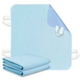 2 Pack Bed Pads for Incontinence Positioning Bed Pad with Handles for Lift and Transfer Reusable V1192-AZ-W-3603