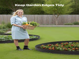 Landscape Edging, 2000 x 10 cm Plastic Garden Border Edging with 30 Spikes & 2 Ground Stakes, No V952-SLPZ66FT4INCGWH0J001V0