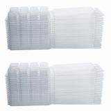 Wax Melt Containers-8 Cavity Clear Empty Plastic Melt Molds-50 Packs Cubes Clamshells for Tarts V1370-AZ4-07760