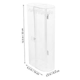 Rotating Jewelry Organizer Clear Plastic Necklace Bracelet Holder Daily Use V1369-AZ3-W-16816