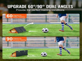 Soccerer Board, 45"X13" Portable Soccer Wall with 2 Angles, Foldable HDPE Kickback V952-ZQHDBHDPEL45RXNTKV0