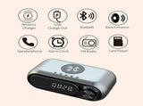 Bluetooth Speaker with 15W Wireless Charger Digital Alarm Clocks FM Radio Music Player V462-MD-181-01