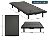 Therapedic Motion Adjustable Long Single Bed Base with Wireless Remote ADJ-BED-MOT-LS