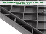 Durable Grey Plastic Plant Stand with Wheels for Indoor and Outdoor V1192-AZ-W-25074