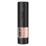 USB Rechargeable Automatic and Pepper Mill Grinder Set with LED Light Battery Display Adjustable V1366-AZ2-W-27690
