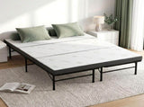Giselle Folding Bed with Mattress Queen Portable Foldable Guest Bed Bamboo Cover FOAM-MFM-BF-BAM-Q