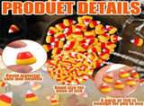 150 Pcs Halloween Cute Resin Candy Corn Flatback Artificial Candy Corn Faux Flatback Embellishments V1192-AZ-W-28786