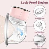 Hands-Free Wearable Electric Breast Pump for On-the-Go Mums with LED Display V1107-CS-EGWTPM4