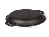 26cm 2-in-1 Cast Iron Dutch Oven & Skillet Set Pre-Seasoned Dual-Use Pot with Lid Fry Pan, Durable & V324-TSD-DUALPOT26CM