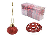 100pcs Christmas Ball Ornaments Shatterproof Hanging Balls for Christmas Tree Party DecorationRed V1294-YM0715-3115210248111