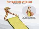 4 Pack Ratchet Tie Down Straps 5000 lbs 2 V952-SGJLDSGJ2X154A5JAV0