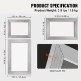 Screen Printing Kit, 5 Glitters and Screen Printing Squeegees and Transparency Films for T-shirts V767-VVR-SYKJZHCCG3110ZNMRV0
