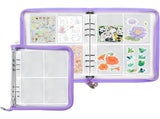 Sticker Organizer Binder Sticker Storage Display Book Reusable Sticker Book Collecting Album Sticker V1192-AZ-W-17338