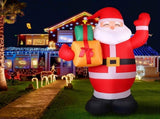 Jingle Jollys Christmas Inflatable Santa 2.4M Illuminated Decorations XMAS-INF-SAN-8FT