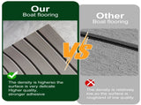 Grey Striped EVA Boat Deck Mat - Waterproof Non-Slip Flooring for Yacht, Boat, and Outdoor V888-ELOSUNG36745