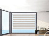 Marlow Blackout Zebra Roller Blind Curtains 180x210 Beige CD1015-180X210-WH