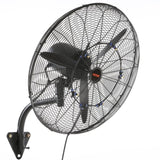 VEVOR Wall-Mount Misting Fan Oscillating Metal Fan 61.6 cm 3 Speed Waterproof V952-GYBGSFSYCSS24BCVOV3