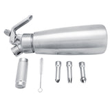 Stainless Steel Whipped Cream Dispenser Bundle With Three Nozzles 1000ml V1294-YM0727-JY11228-01
