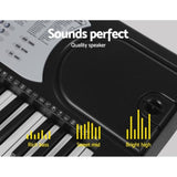 Alpha 61 Keys Electronic Piano Keyboard Digital Electric w/ Stand Beginner Silver EK-JK-60-SL-H