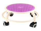 Round Rolling Low Stool Comfortable Universal Wheel Movable Mini Stool High Weight Capacity for Home V1294-YM0706-3116230016213