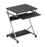 Artiss Computer Desk Keyboard Tray Shelf Black 60CM MET-DESK-105-BK