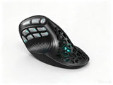 Solakaka E9 3 Mode Vertical Ergonomic Mouse, Bluetooth 5.3 USB 2.4G Wired Tri-Mode Rechargeable V1300-E9-BLACK