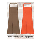 2pcsmic Aprons with Split Legsmic Aprons Split Legs Longmic Aprons for Women Men DIY V1237-ZY-203-5412