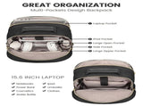 Stylish Laptop Backpack for Women Large Capacity 27L Computer Bag with 15.6 Inch Compartment, USB V1107-CS-XSBJBBBH