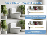 Large 3-Inch Toilet Flapper with Toilet Handle Replacement Compatible with TOTO THU068CP Trip Lvr V1258-DP02-C-822
