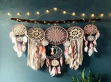 Bedside Dream Catcher Moon and Star Wall Decoration Hanging Decor V1294-YM0626-221227GW02-5
