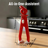 3 Pcs Hot Plate Grippers, Upgraded Bowl Gripper Kitchen, Multi-Purpose Non-Slip Gripper Tongs V1258-DP02-F-49