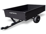 Kartrite 816kg Heavy-Duty Steel Dump Cart with Quick-Release Dumping Handle TLY-SPR-180-BK