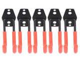 5Pcs Wall Mounted Double Hook Heavy Duty Garage Storage Utility Hooks with AntiRust Coating V1294-YM0901-3117200144512